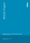 Cover for Business Drivers for Unified Communications