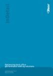 Cover for Optimising back office performance with eg solutions