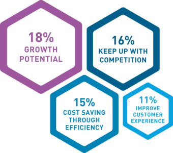 Figure 3 - Expectations for AI amongst adopters (Source: SAS 2017)