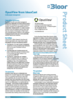 Cover of OpusView product sheet
