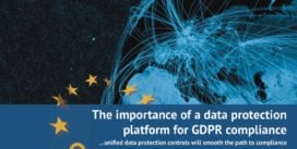 Cover for The importance of a data protection platform for GDPR compliance