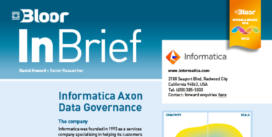Cover for the Informatica Axon Data Governance InBrief